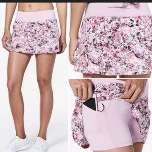 🌸Lululemon Play Off The Pleats Skirt-Blossom Spritz-10🌸